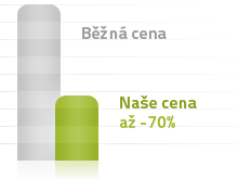 Úspora až 70%